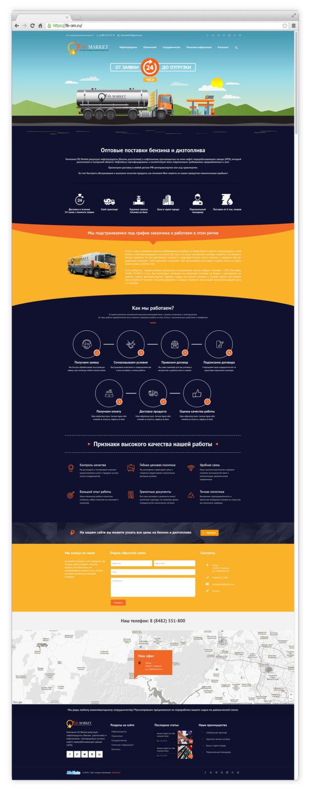 Oil Market - Сайт презентация Oil Market - Сайт презентация